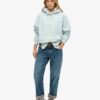 Essential Logo Oversized Raglan Zip Φούτερ με κουκούλα