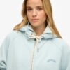 Essential Logo Oversized Raglan Zip Φούτερ με κουκούλα