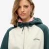 Essential Logo Oversized Raglan Zip Φούτερ με κουκούλα