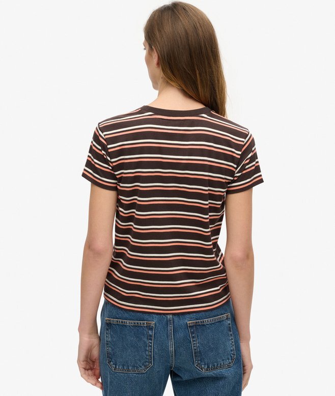 Essential Logo Striped Fitted T-shirt Essential Logo Striped Fitted T-shirt