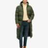 Εξαιρετικά μακρύ Puffer παλτό Εξαιρετικά μακρύ Puffer παλτό