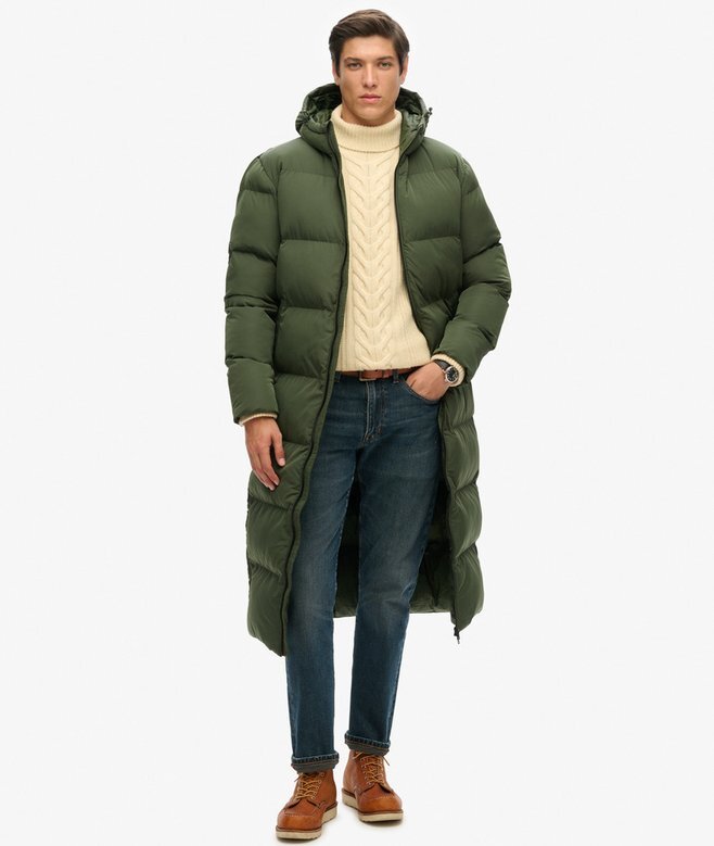 Εξαιρετικά μακρύ Puffer παλτό Εξαιρετικά μακρύ Puffer παλτό