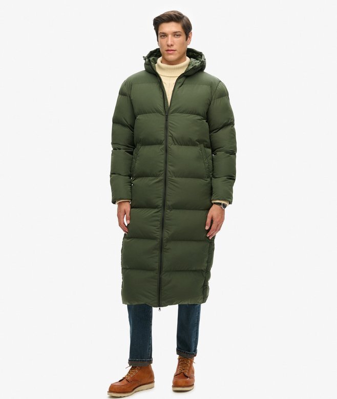 Εξαιρετικά μακρύ Puffer παλτό Εξαιρετικά μακρύ Puffer παλτό