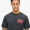 Φαρδύ T-shirt με γραφικό Biker Rock