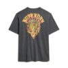 Φαρδύ T-shirt με γραφικό Biker Rock