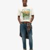 Φαρδύ T-shirt με γραφικό Neon Travel
