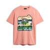 Φαρδύ T-shirt με γραφικό Neon Travel