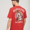 Φαρδύ T-shirt με σχέδιο τατουάζ