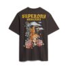 Φαρδύ T-shirt με σχέδιο τατουάζ