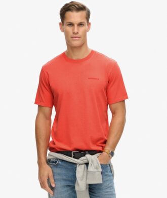 Φαρδύ T-shirt με βαμμένο λογότυπο