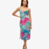 Φορέμα Midi Slip Cami με τύπωμα