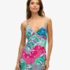 Φορέμα Midi Slip Cami με τύπωμα