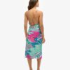 Φορέμα Midi Slip Cami με τύπωμα