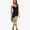 Φορέμα Midi Slip Cami με τύπωμα