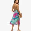 Φορέμα Midi Slip Cami με τύπωμα
