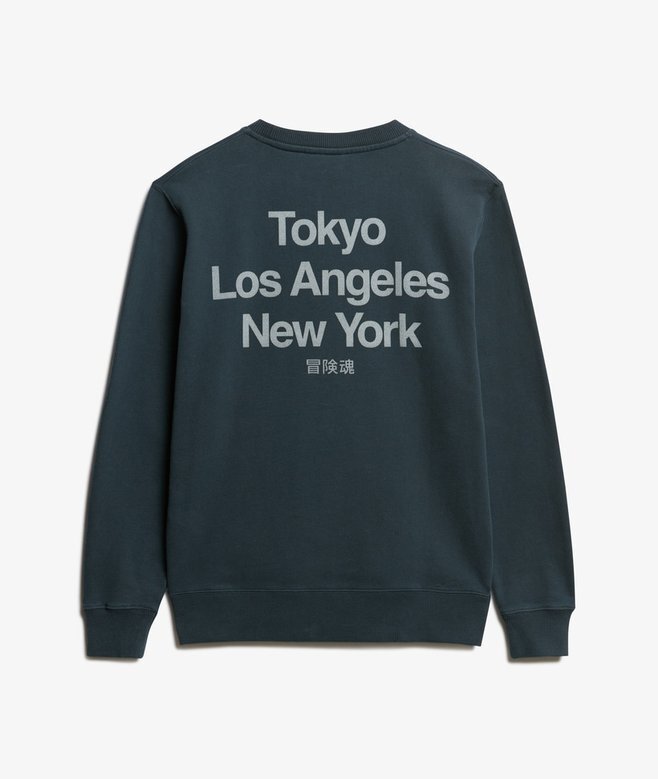 Φούτερ Core Logo City Loose Crew Φούτερ Core Logo City Loose Crew