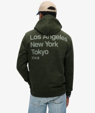 Φούτερ με κουκούλα Core Logo City Loose Fit