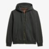 Φούτερ με κουκούλα και φερμουάρ Essential Logo Washed