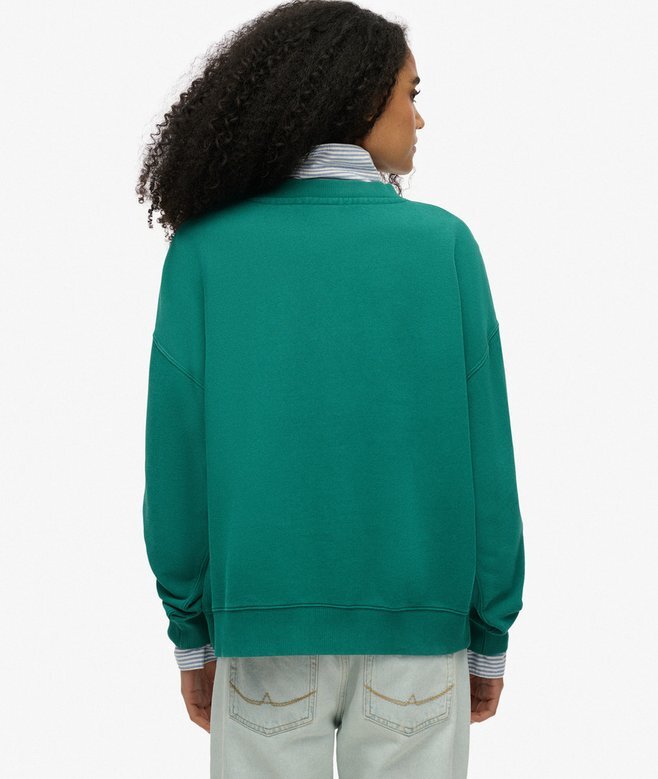 Φούτερ με λογότυπο Essential Oversized Crew Φούτερ με λογότυπο Essential Oversized Crew