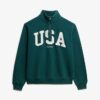 Φούτερ με μισό φερμουάρ και απλικέ Athletic Essentials Φούτερ με μισό φερμουάρ και απλικέ Athletic Essentials