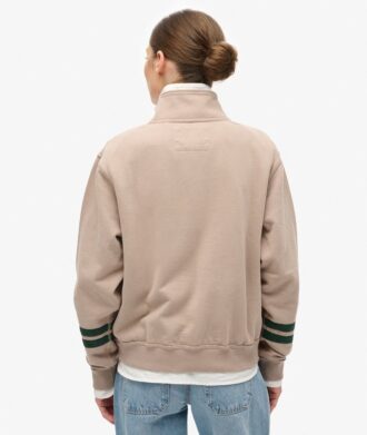 Φούτερ με μισό φερμουάρ και απλικέ Athletic Essentials