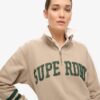 Φούτερ με μισό φερμουάρ και απλικέ Athletic Essentials Φούτερ με μισό φερμουάρ και απλικέ Athletic Essentials