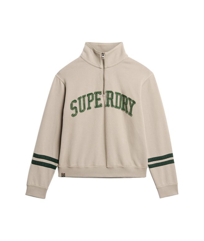Φούτερ με μισό φερμουάρ και απλικέ Athletic Essentials Φούτερ με μισό φερμουάρ και απλικέ Athletic Essentials
