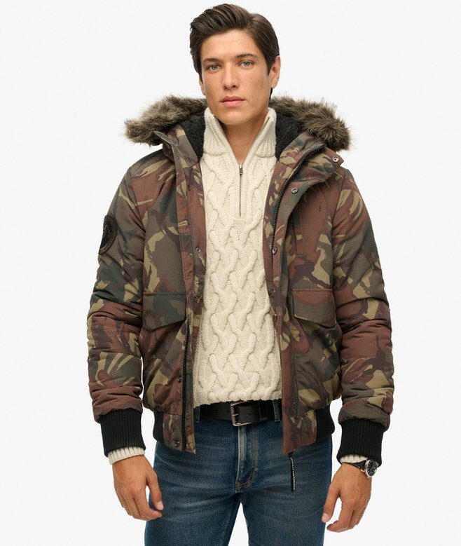 Hooded Everest Puffer Bomber Jacket Hooded Everest Puffer Bomber Jacket