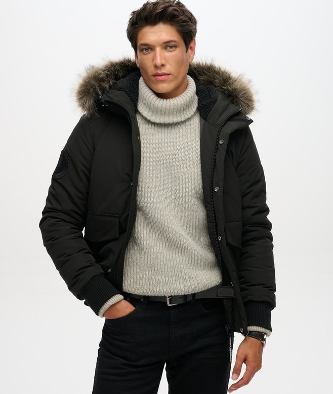 Hooded Everest Puffer Bomber Jacket Hooded Everest Puffer Bomber Jacket