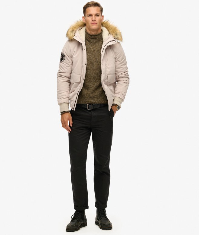 Hooded Everest Puffer Bomber Jacket Hooded Everest Puffer Bomber Jacket