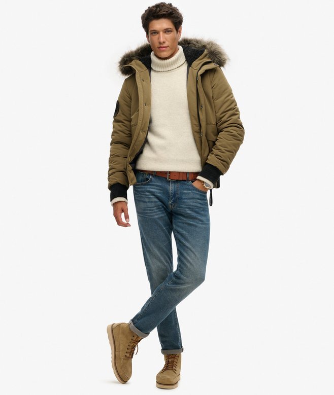 Hooded Everest Puffer Bomber Jacket Hooded Everest Puffer Bomber Jacket