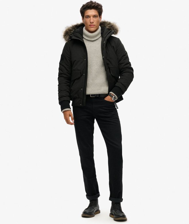 Hooded Everest Puffer Bomber Jacket Hooded Everest Puffer Bomber Jacket