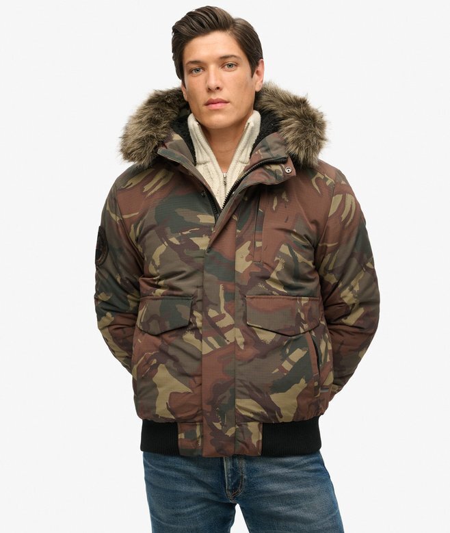 Hooded Everest Puffer Bomber Jacket Hooded Everest Puffer Bomber Jacket