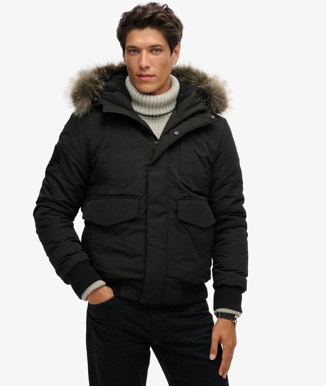 Hooded Everest Puffer Bomber Jacket Hooded Everest Puffer Bomber Jacket