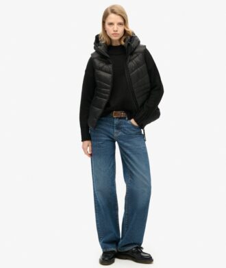 Hooded Fuji Quilt Padded Gilet