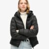 Hooded Fuji Quilted Padded Jacket Hooded Fuji Quilted Padded Jacket