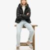 Hooded Fuji Quilted Padded Jacket Hooded Fuji Quilted Padded Jacket