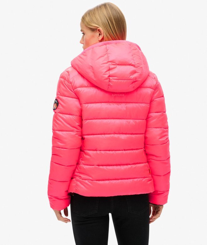 Hooded Fuji Quilted Padded Jacket Hooded Fuji Quilted Padded Jacket