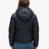Hooded Fuji Quilted Padded Jacket Hooded Fuji Quilted Padded Jacket