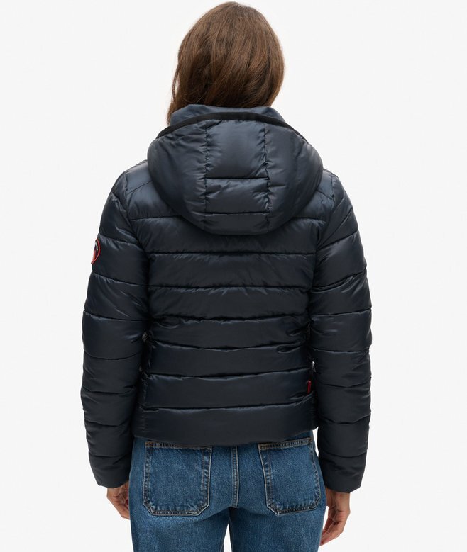 Hooded Fuji Quilted Padded Jacket Hooded Fuji Quilted Padded Jacket