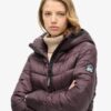 Hooded Fuji Quilted Padded Jacket Hooded Fuji Quilted Padded Jacket