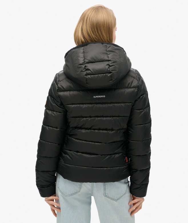 Hooded Fuji Quilted Padded Jacket Hooded Fuji Quilted Padded Jacket