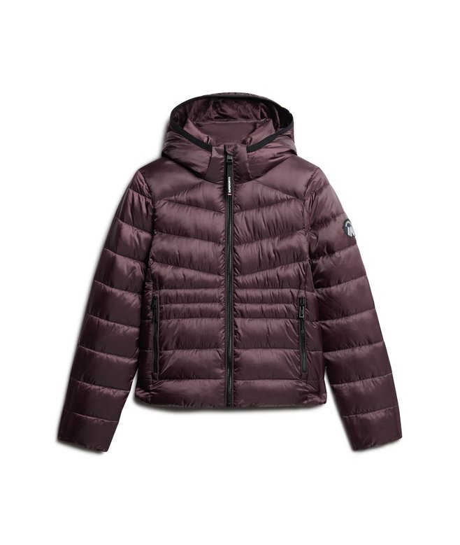 Hooded Fuji Quilted Padded Jacket Hooded Fuji Quilted Padded Jacket