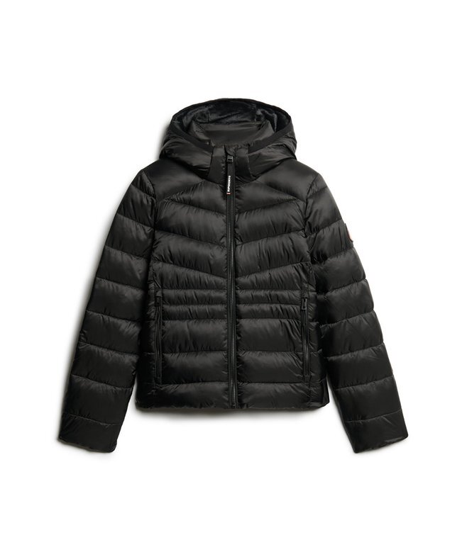 Hooded Fuji Quilted Padded Jacket Hooded Fuji Quilted Padded Jacket