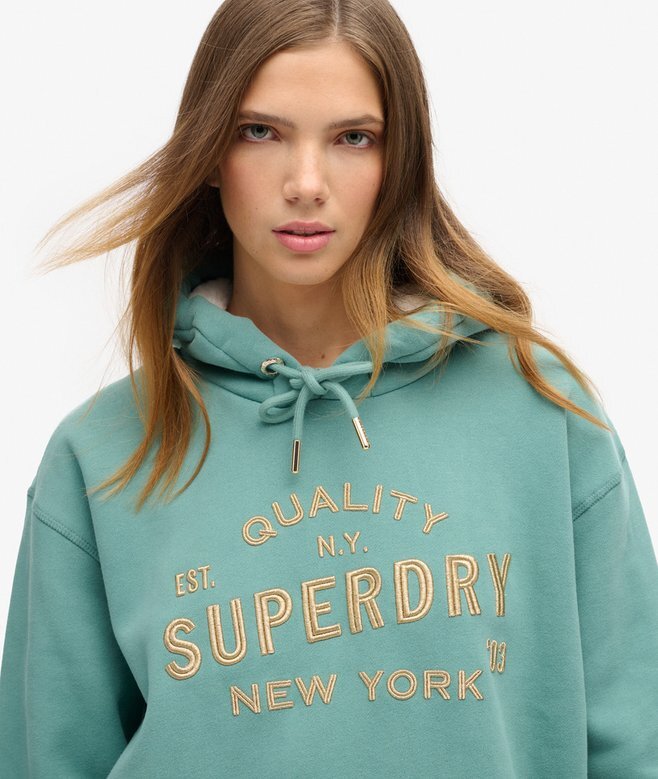 Hooded Metallic Logo Φορέμα Hooded Metallic Logo Φορέμα