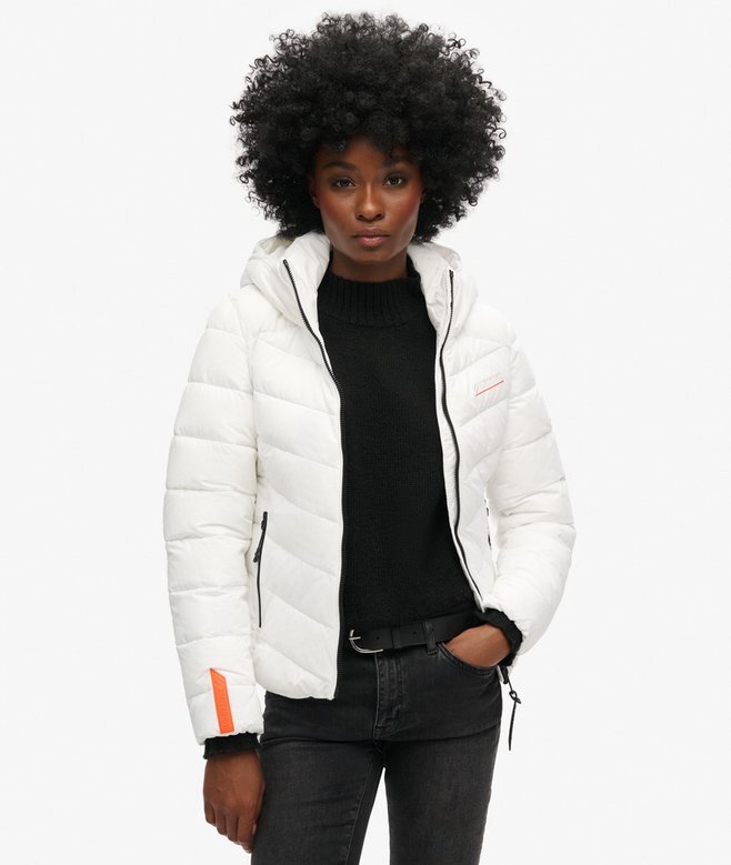 Hooded Microfibre Padded Jacket Hooded Microfibre Padded Jacket