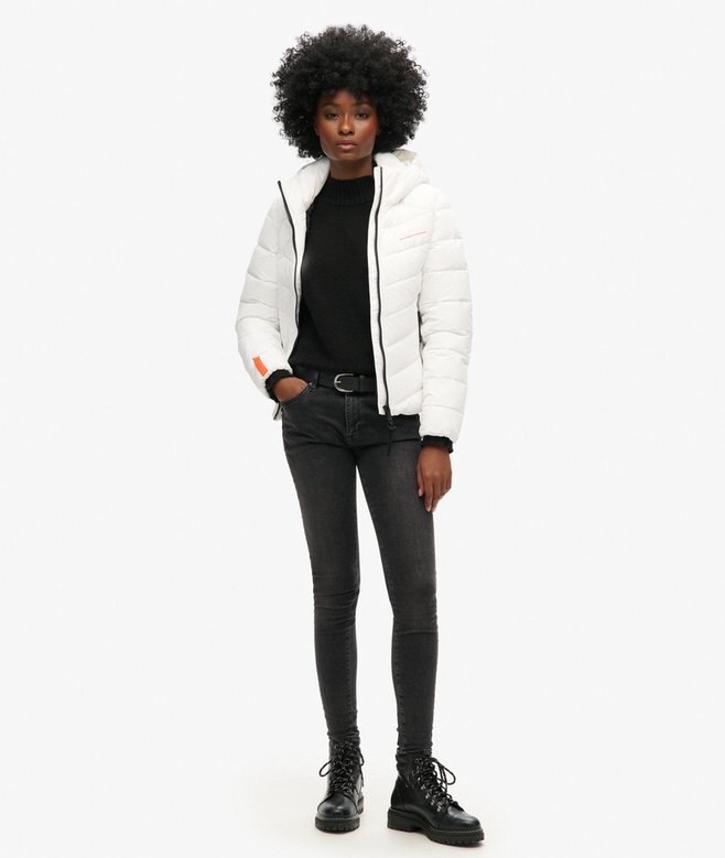 Hooded Microfibre Padded Jacket Hooded Microfibre Padded Jacket