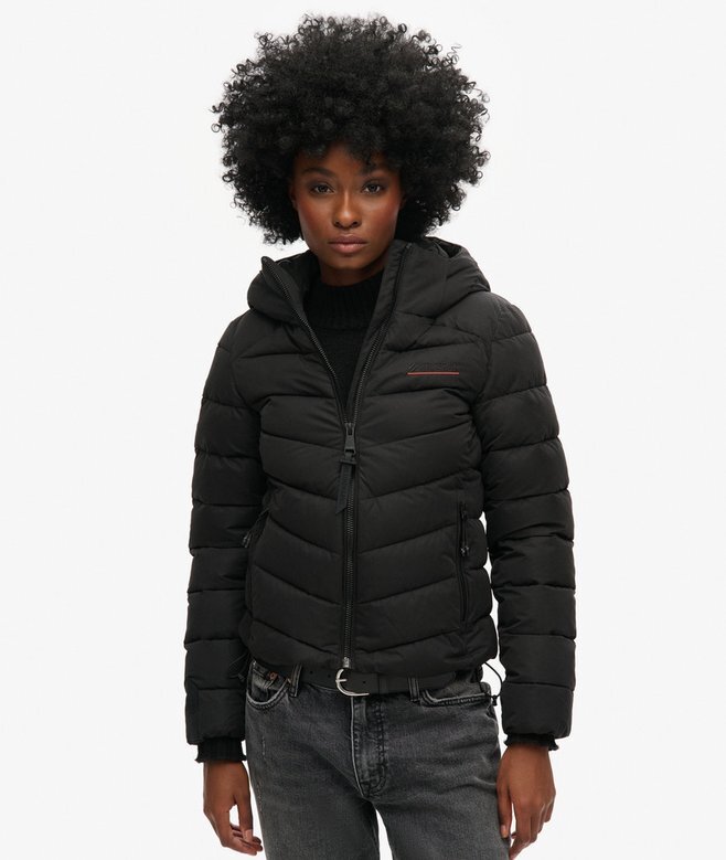 Hooded Microfibre Padded Jacket Hooded Microfibre Padded Jacket