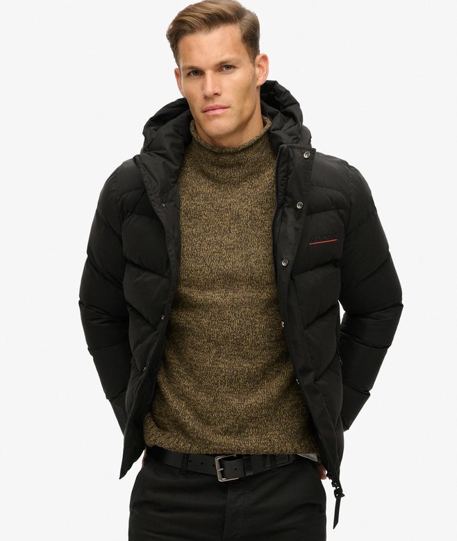Hooded Microfibre Sport Puffer Jacket Hooded Microfibre Sport Puffer Jacket