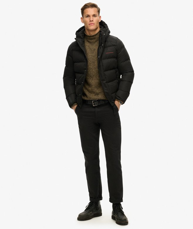 Hooded Microfibre Sport Puffer Jacket Hooded Microfibre Sport Puffer Jacket